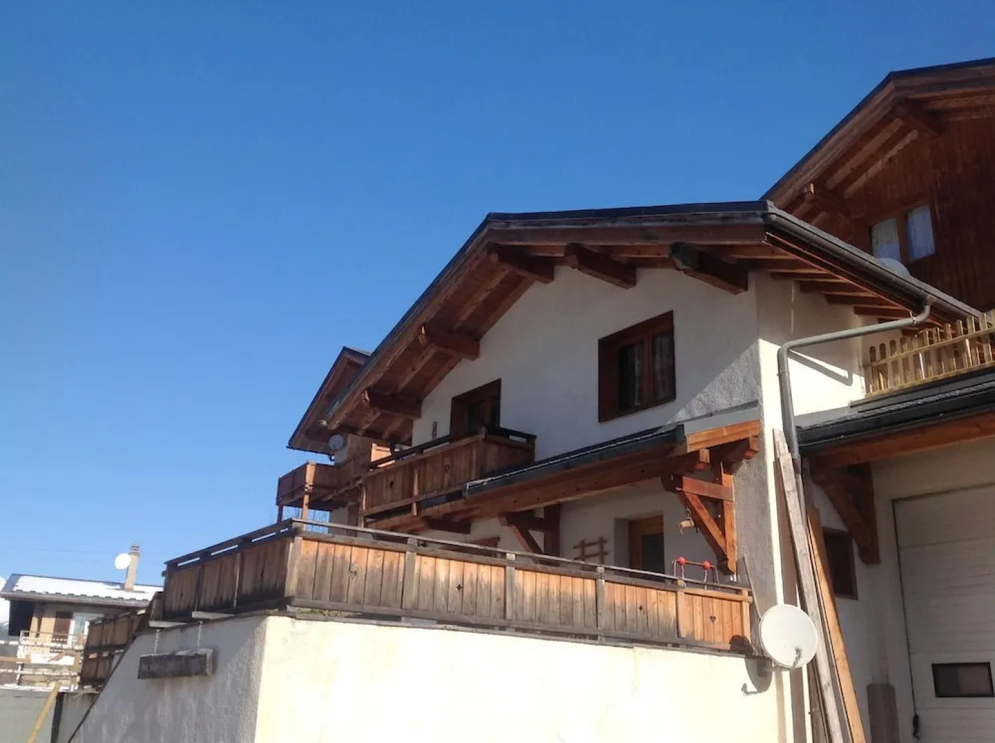 Apartment With 3 Bedrooms in Peisey-nancroix, With Wonderful Mountain View, Enclosed Garden and Wifi - 22 km From the Slopes