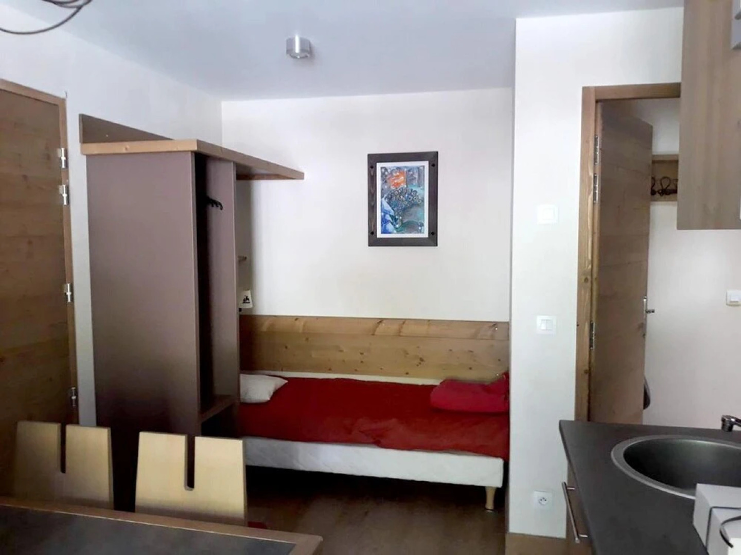 Apartment With one Bedroom in Risoul, With Wonderful Mountain View, Shared Pool, Furnished Balcony