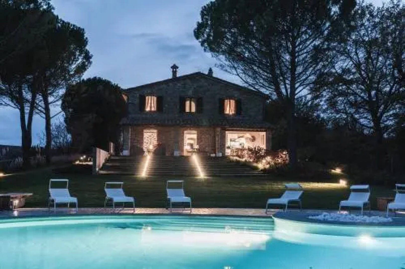 Todi - Villa Di Lusso Con Piscina A Sfioro E Vista A 360°