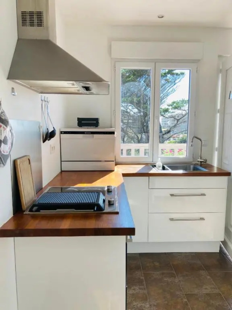 Grand appartement 1ch vue Océan