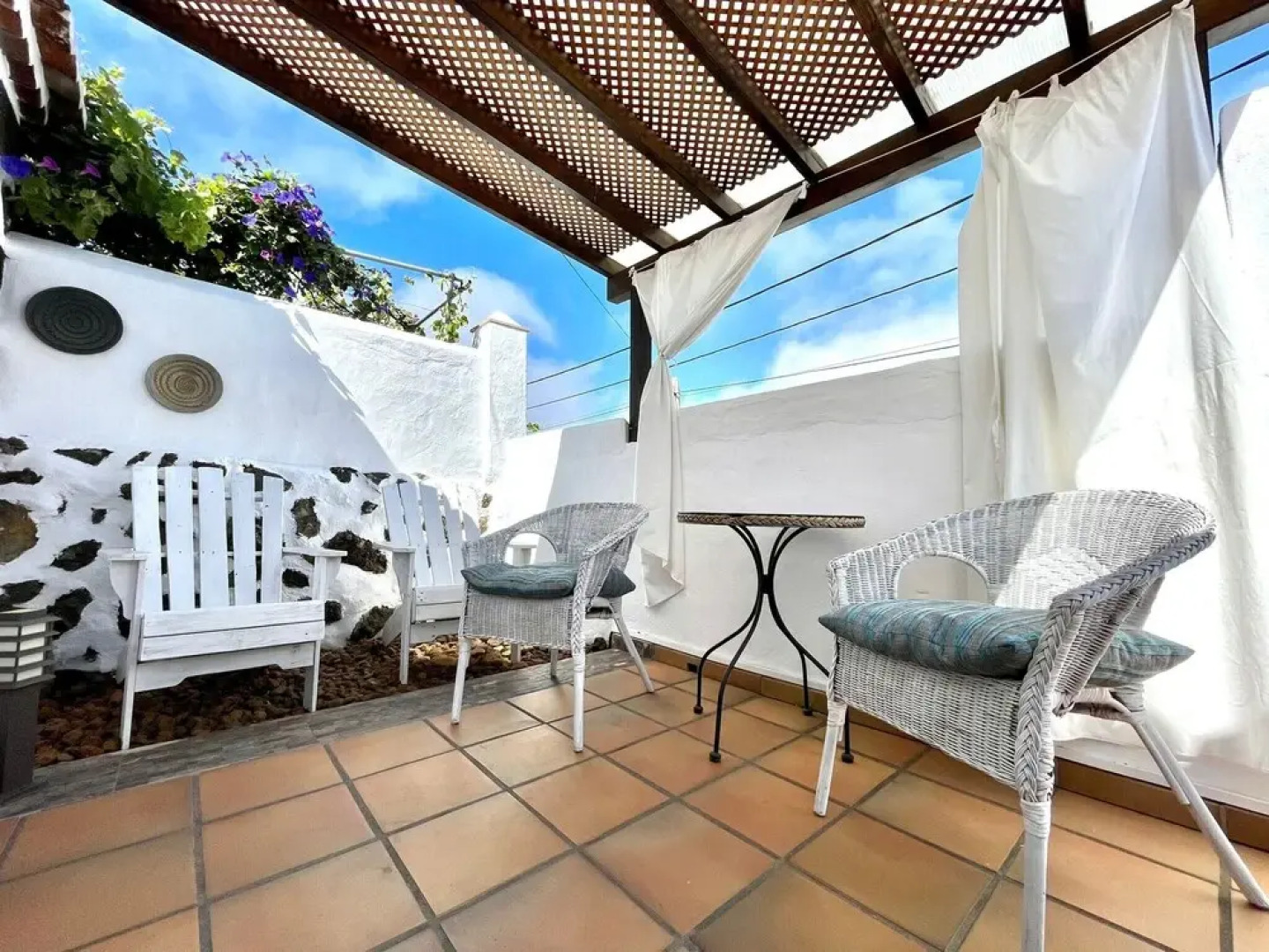 Bungalow 1 con Wifi A C BBQ Piscina en La Palma