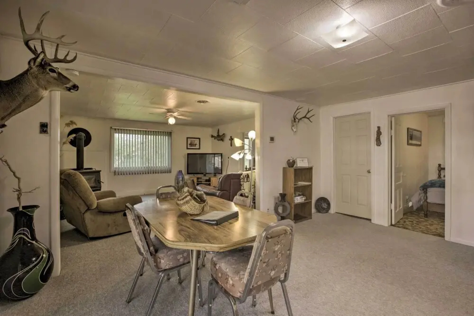 Walkable Ten Sleep House w/ Patio & Sunroom!