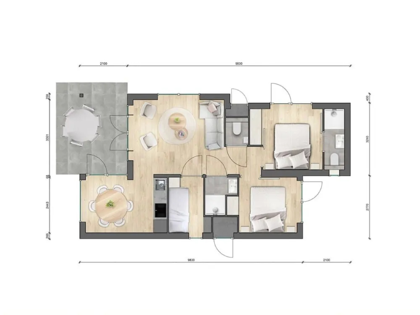 Luxury Lodge with 2 Bathrooms near Markermeer