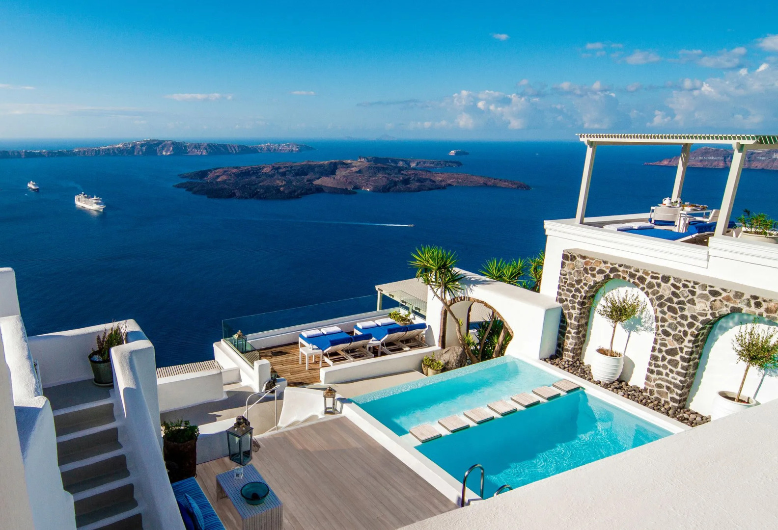Iconic Santorini by Sandglass