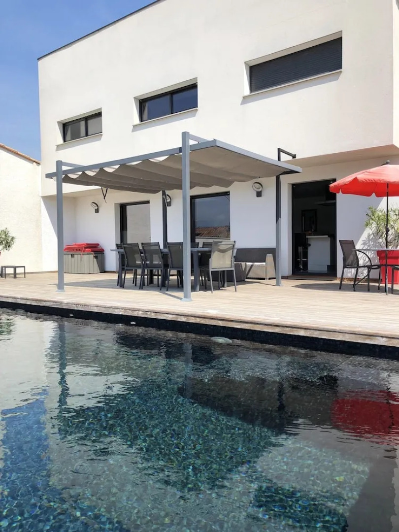 Villa With 3 Bedrooms in Saint-cyprien, With Wonderful Mountain View, Private Pool, Enclosed Garden - 3 km From the Beach