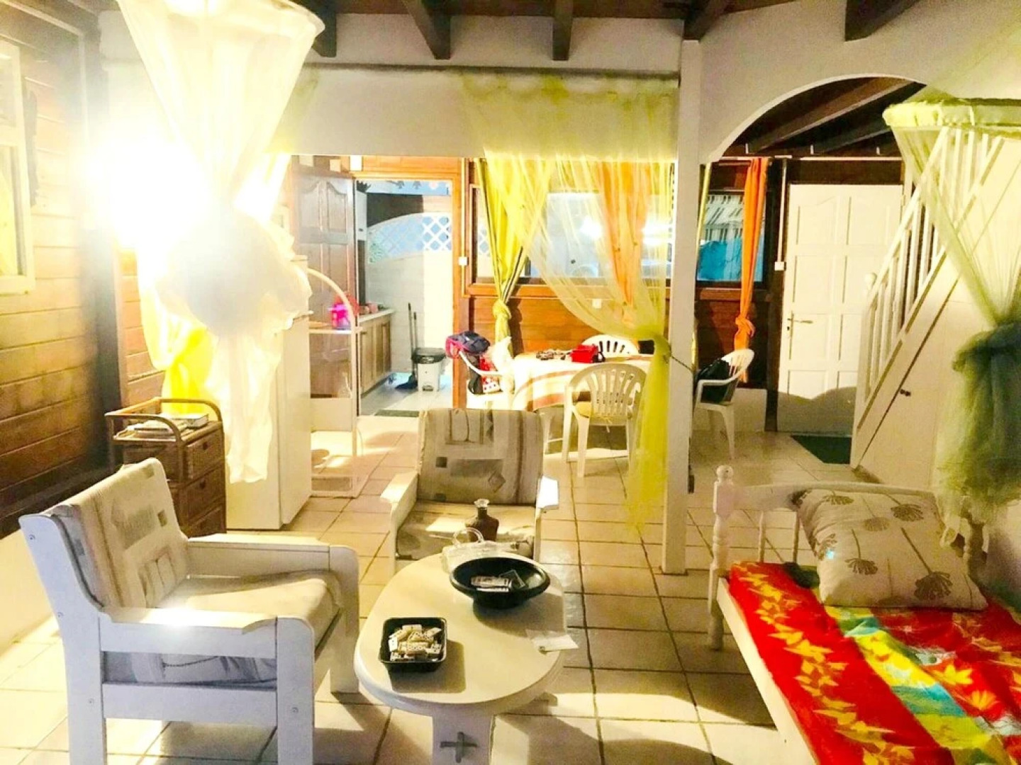 House With one Bedroom in Le Vauclin, With Pool Access, Enclosed Garde