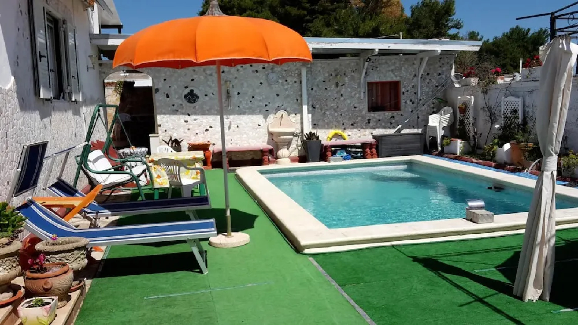 House With 2 Bedrooms in Porto Cesareo , With Pool Access, Furnished G