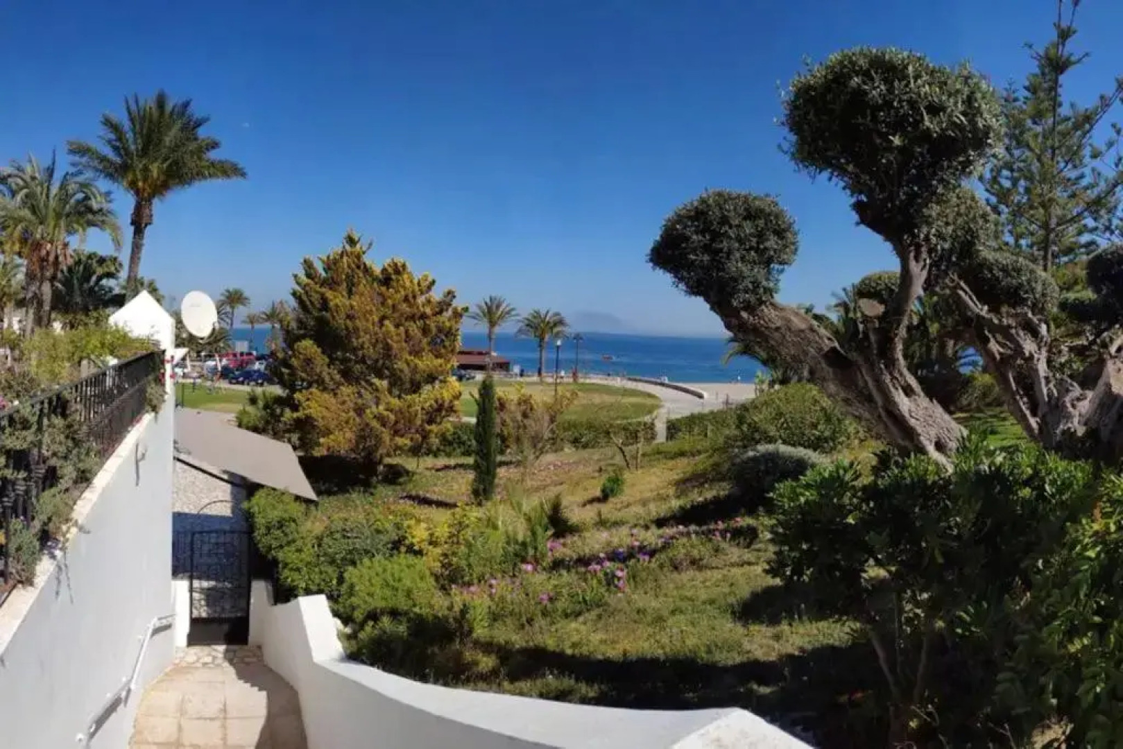 House with 3 bedrooms in Roquetas de Mar with wonderful sea view shared pool furnished terrace 75 m from the beach