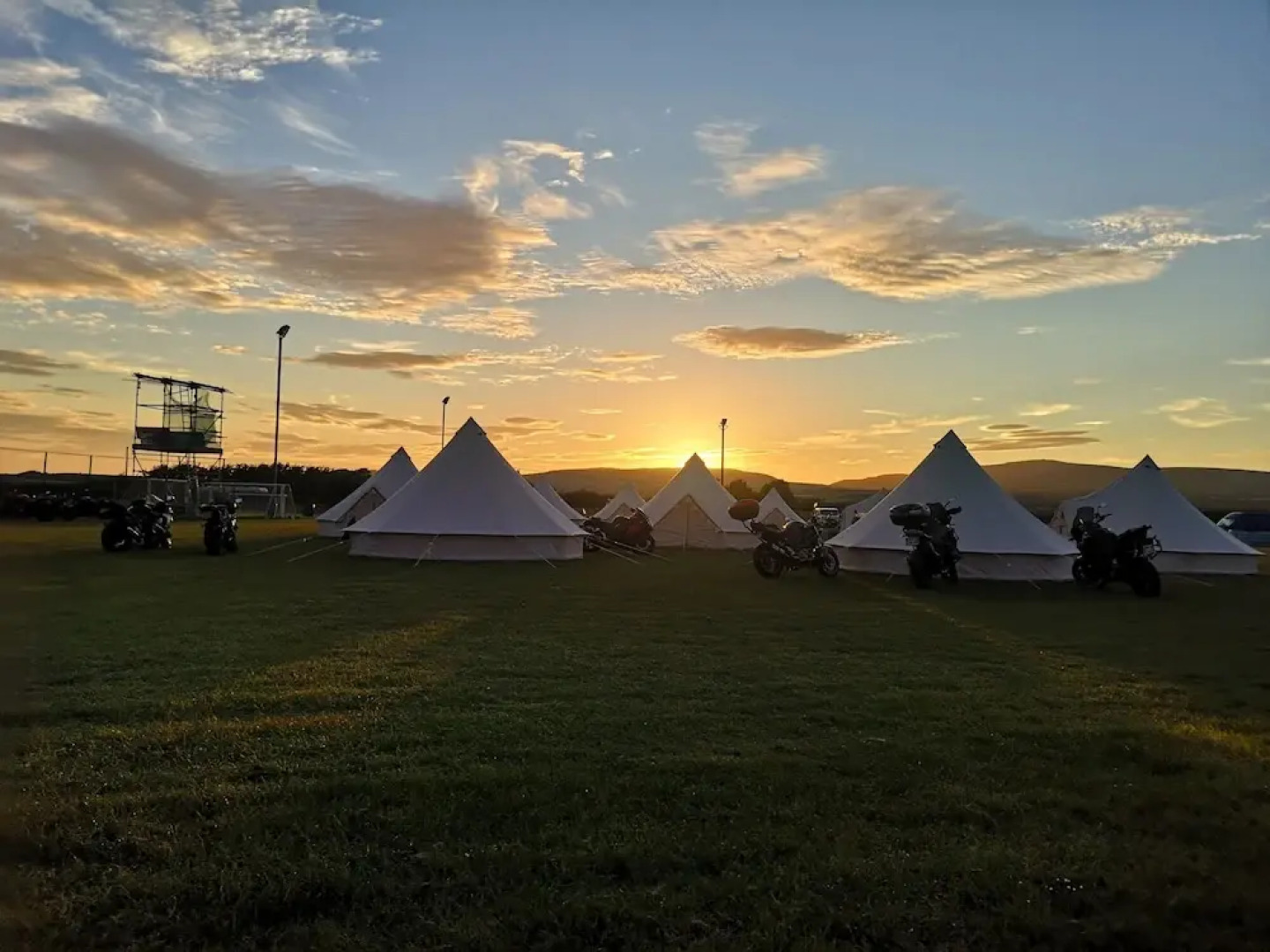 Nine Yards Bell Tents @ the TT Castletown