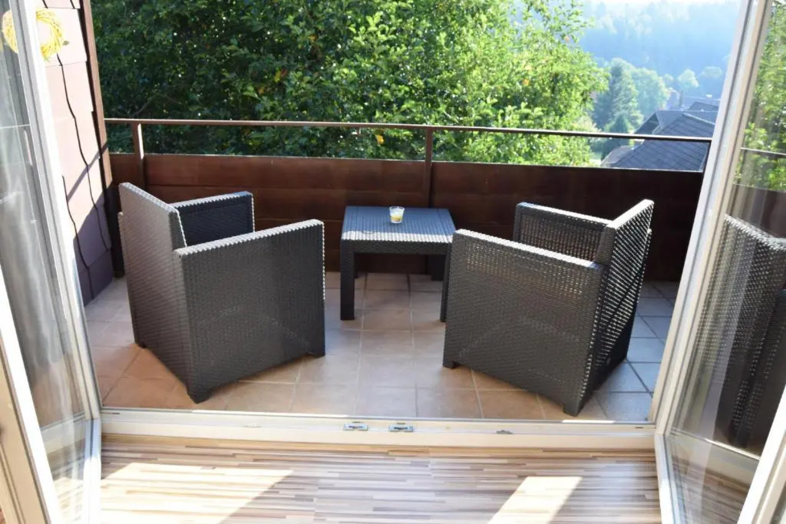 Wurmberg Hexe mit Blick auf den Wurmberg