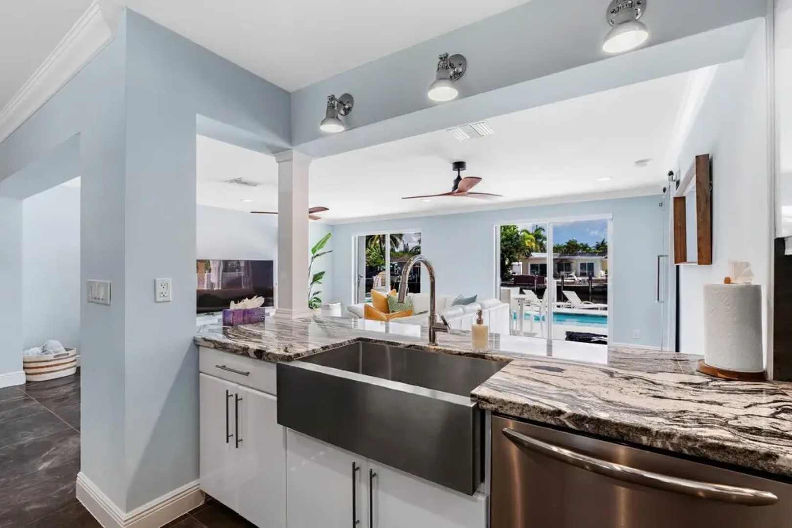 Waterfront Heated Pool Home