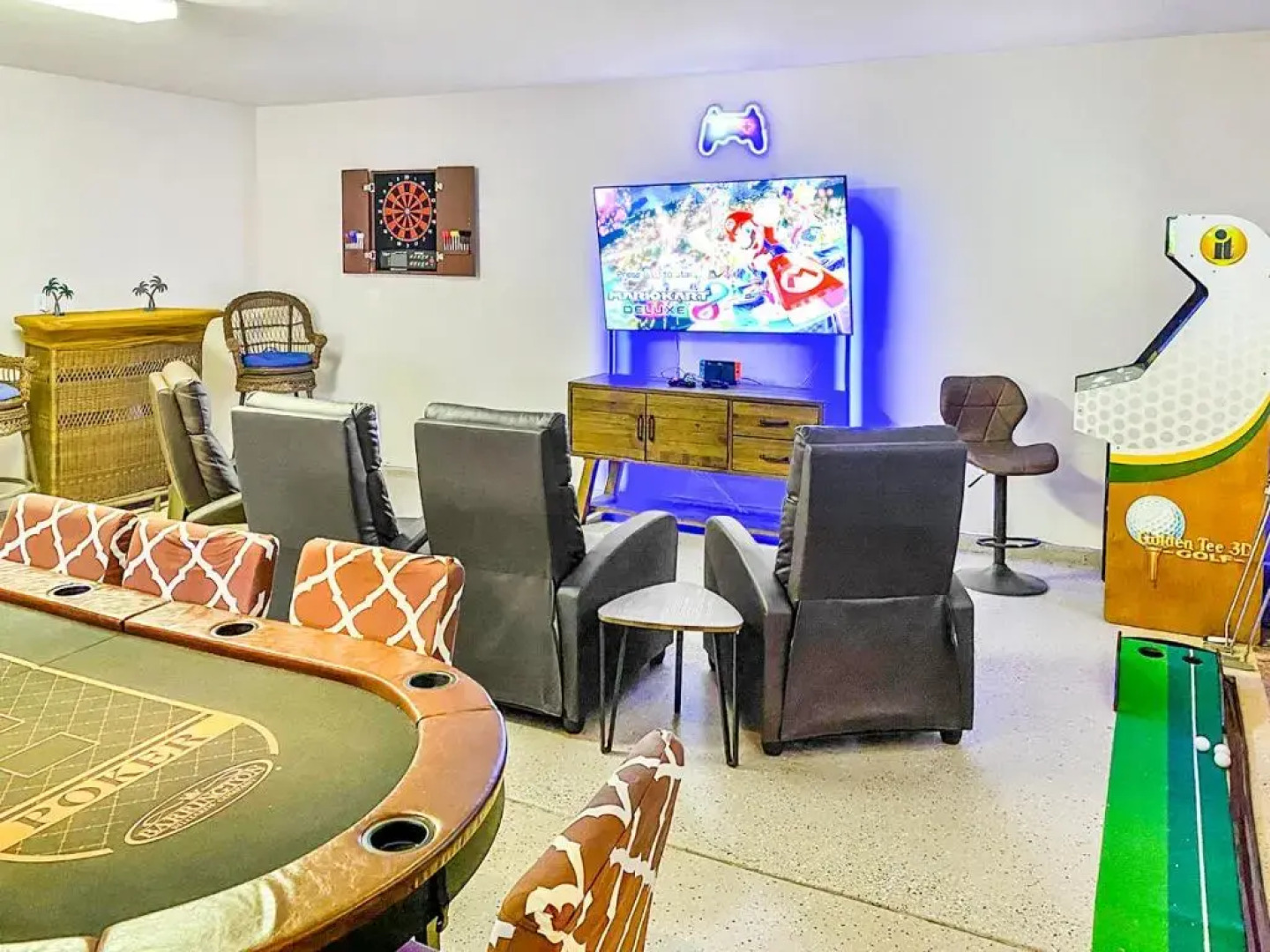 A Royal Desert Oasis with Epic Game Room