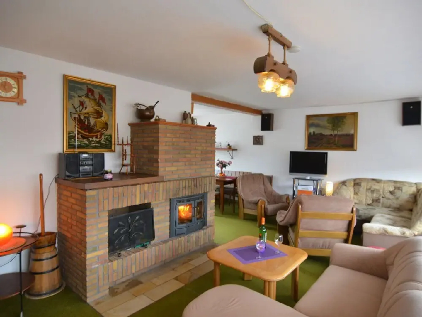 Large Apartment on the Diemelsee With Fireplace and Balcony