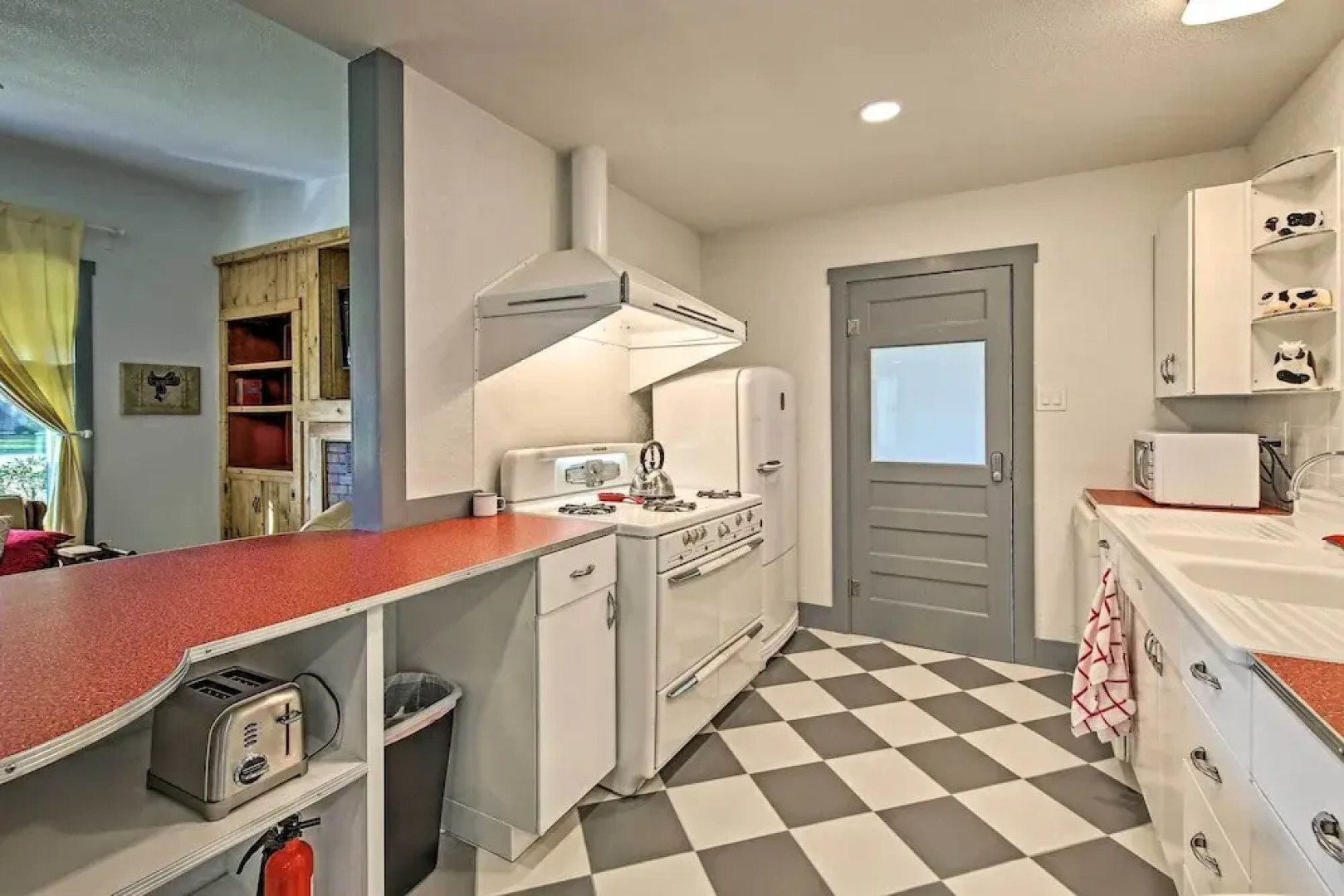 Remodeled Retro Home w/ Deck, Walk to Main Street!