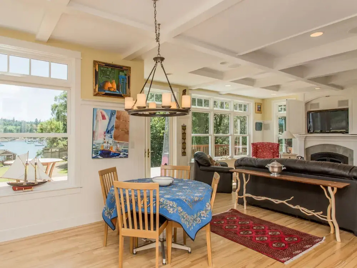 Bainbridge Island Beach and Dock by RedAwning