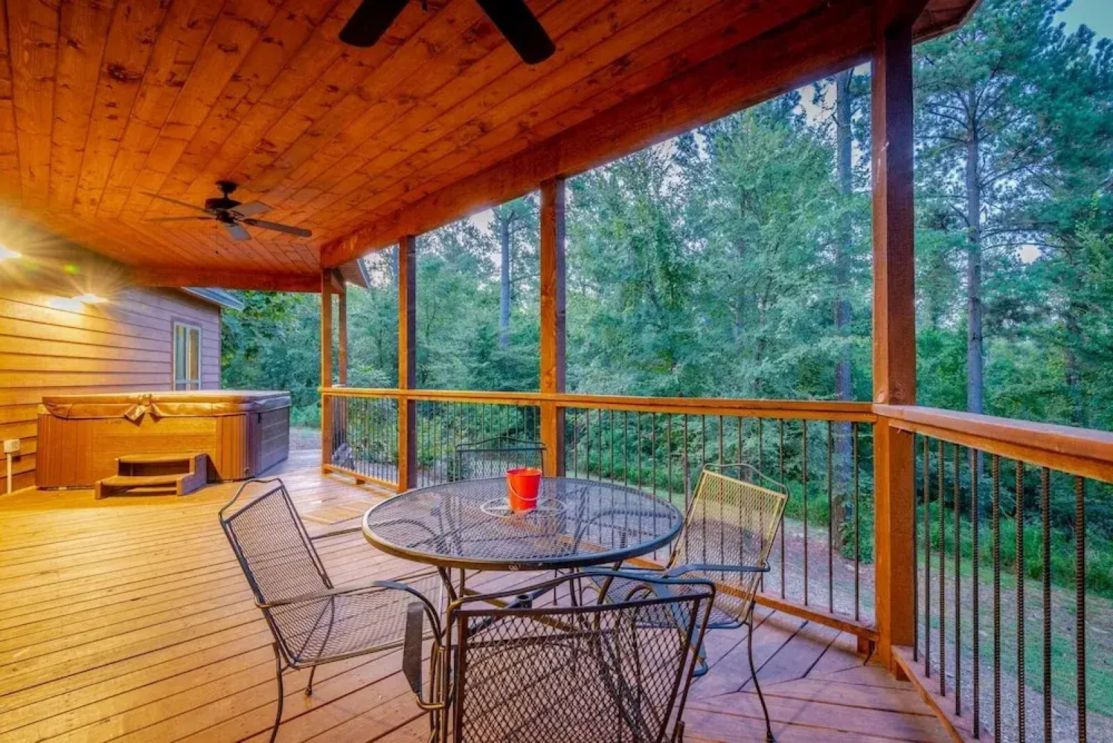 Stained Glass Hill includes Free WiFi, Parking Onsite, Private Hot Tub, and BBQ by RedAwning