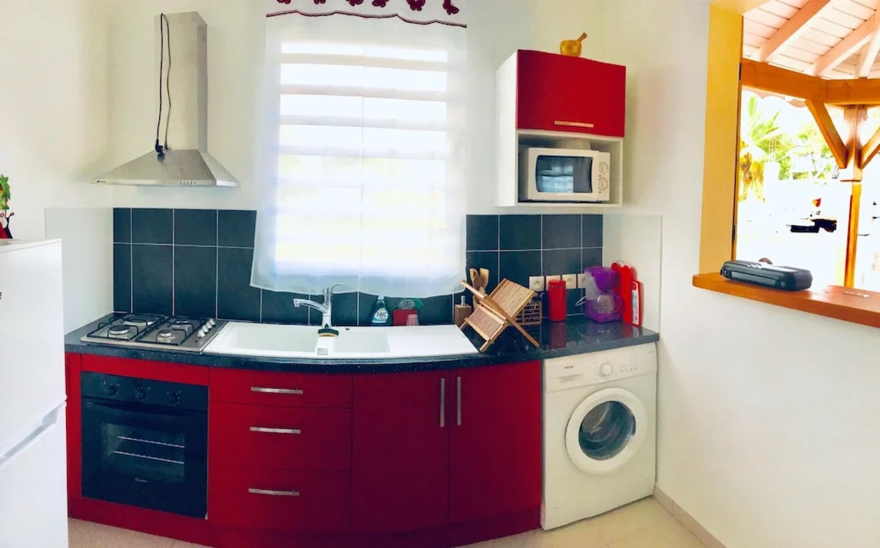 House With 2 Bedrooms in Petit-canal, With Wonderful sea View, Enclosed Garden and Wifi - 8 km From the Beach