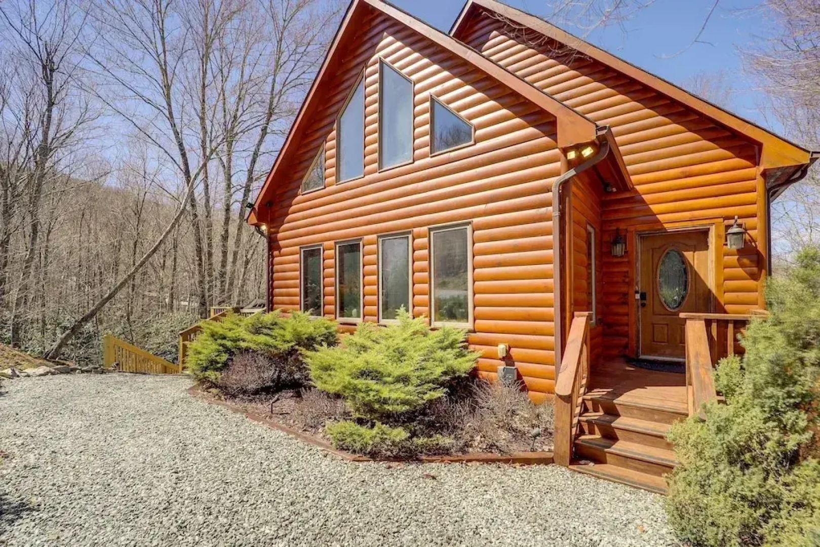 Deck + Scenic Views: Beech Mountain Cabin