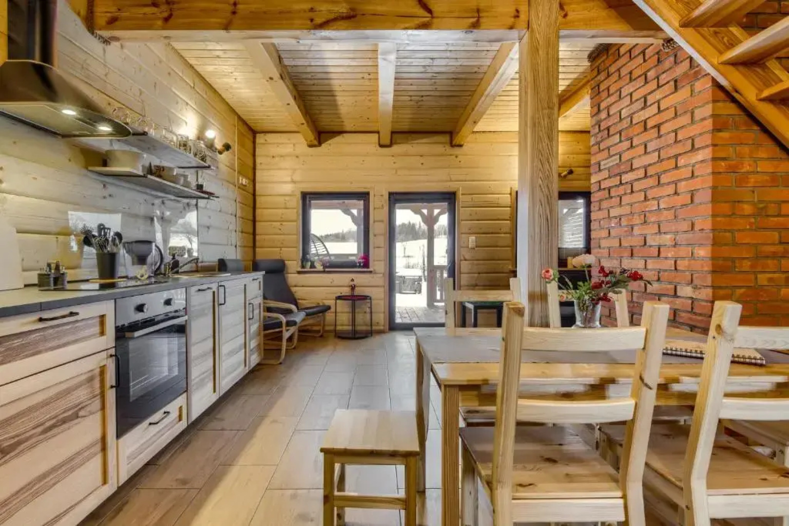 Sielski Spokój Dom z bali Apartamenty całoroczne