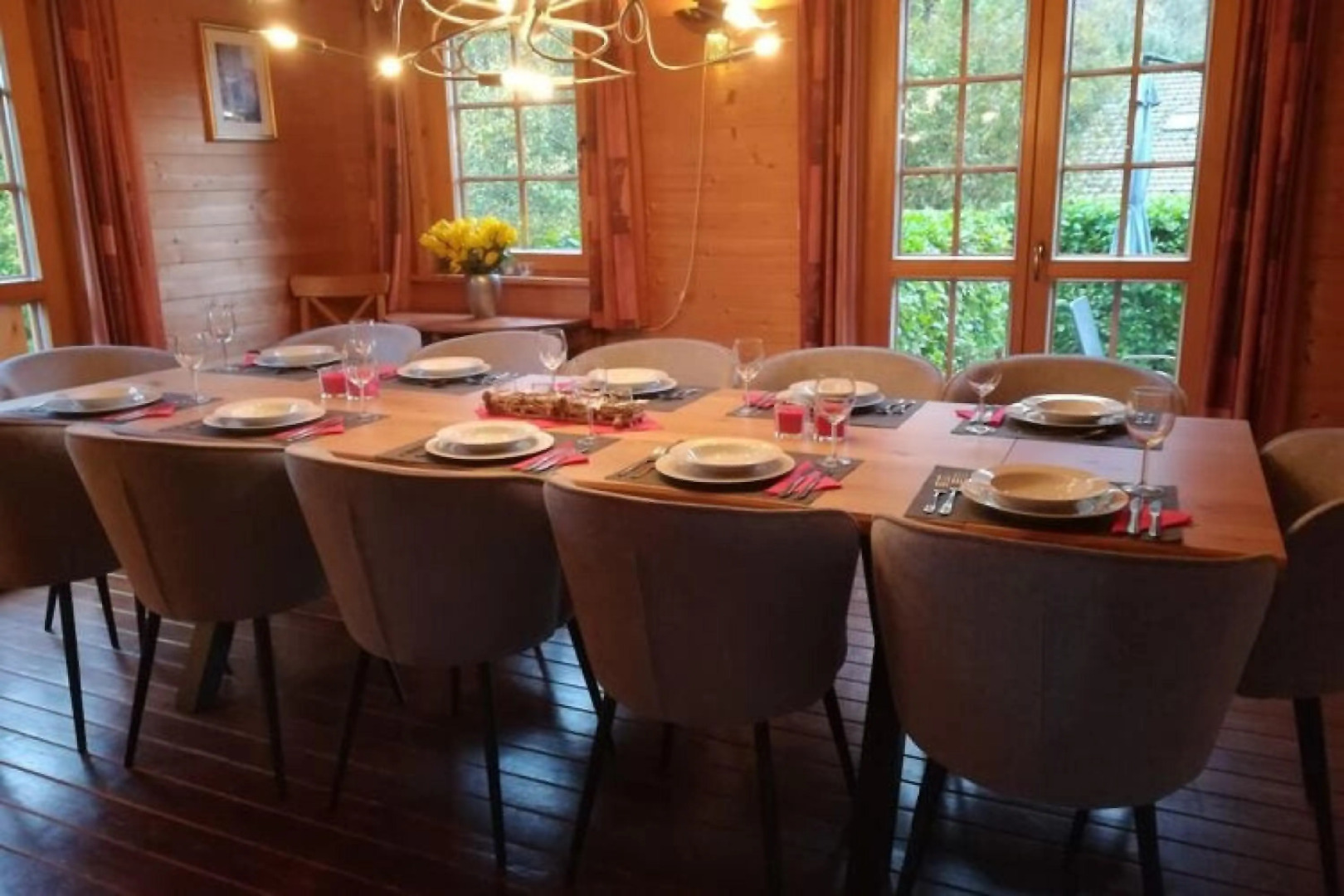 A Spacious, Tastefully Furnished Chalet With Sauna in a Traditional French Village