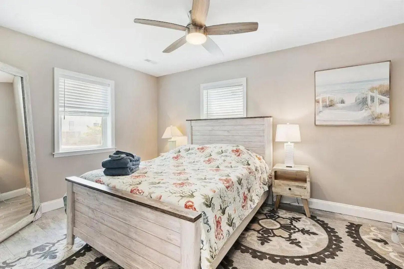 Spectacular 3 BR Condo One Block to the Beach