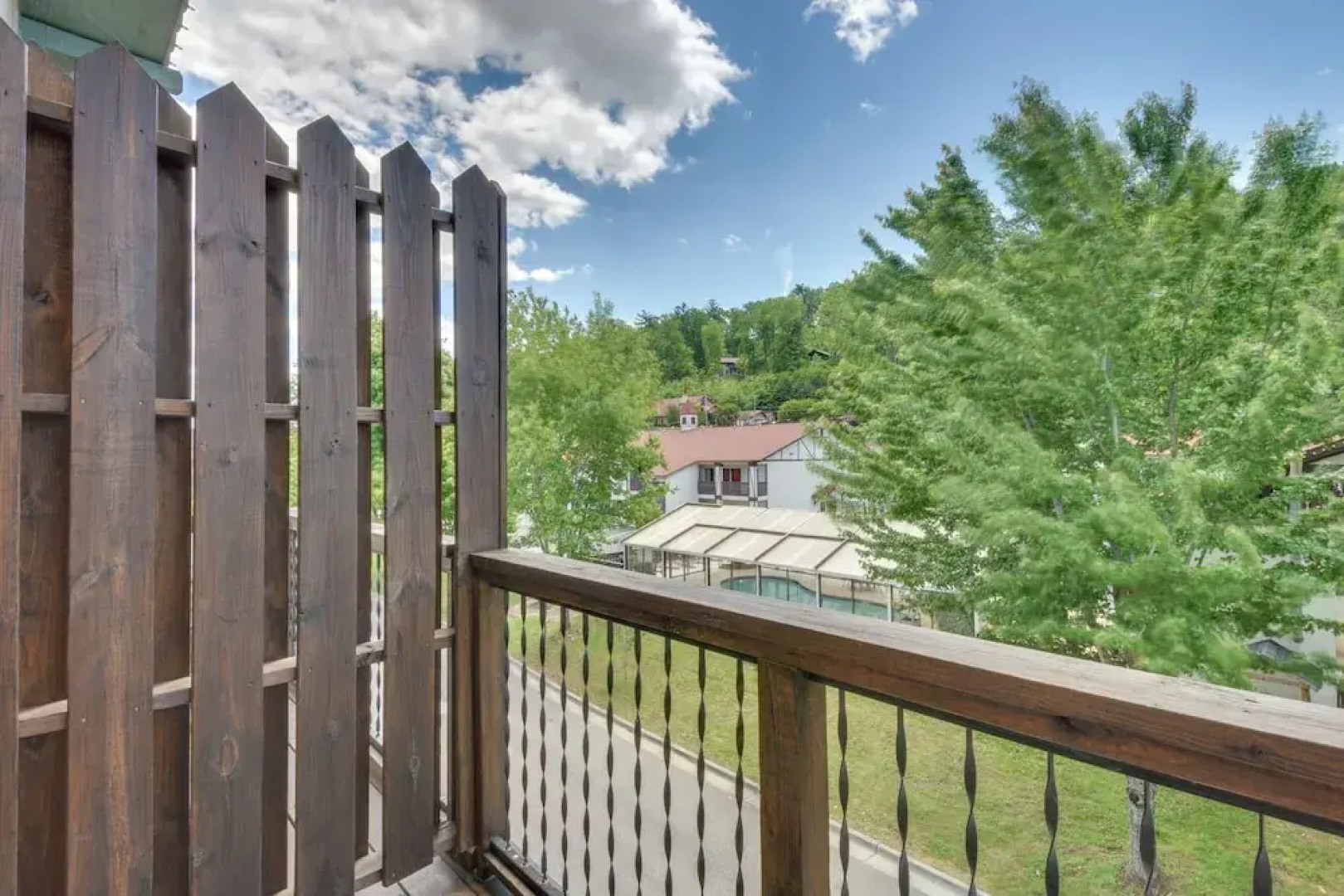 1 Block to Main St & River: Downtown Helen Condo