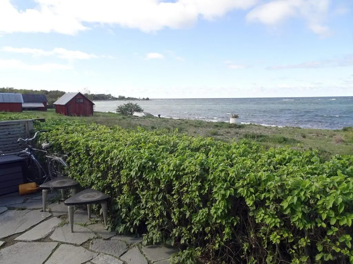 Första parkett, 50m till strand