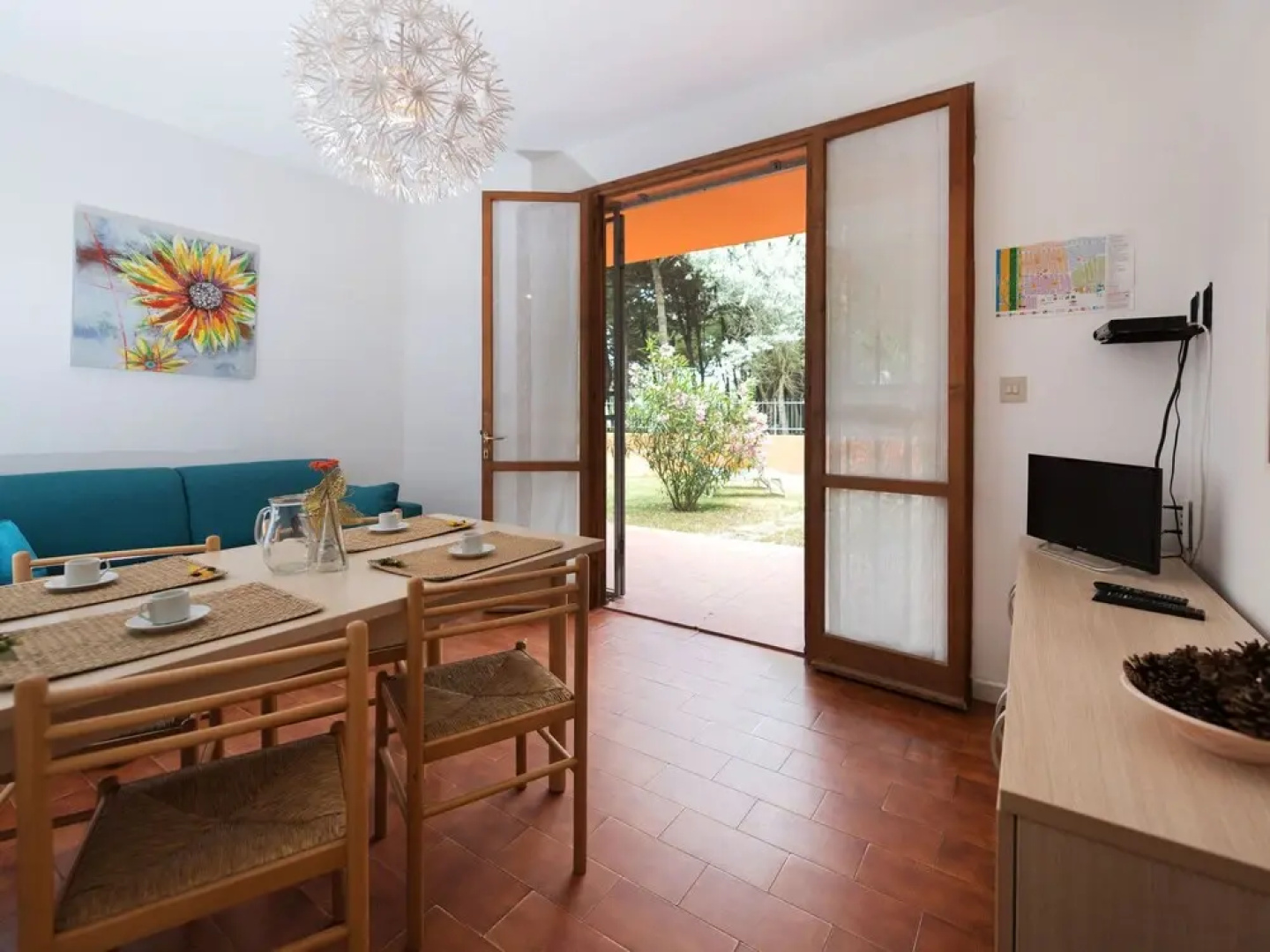 Spacious bungalow with two bathrooms on the Adriatic coast