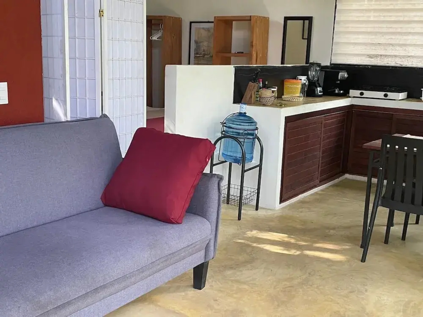 Loft, Queen and Single Bed, Kitchen-dining Room-outside Terrace