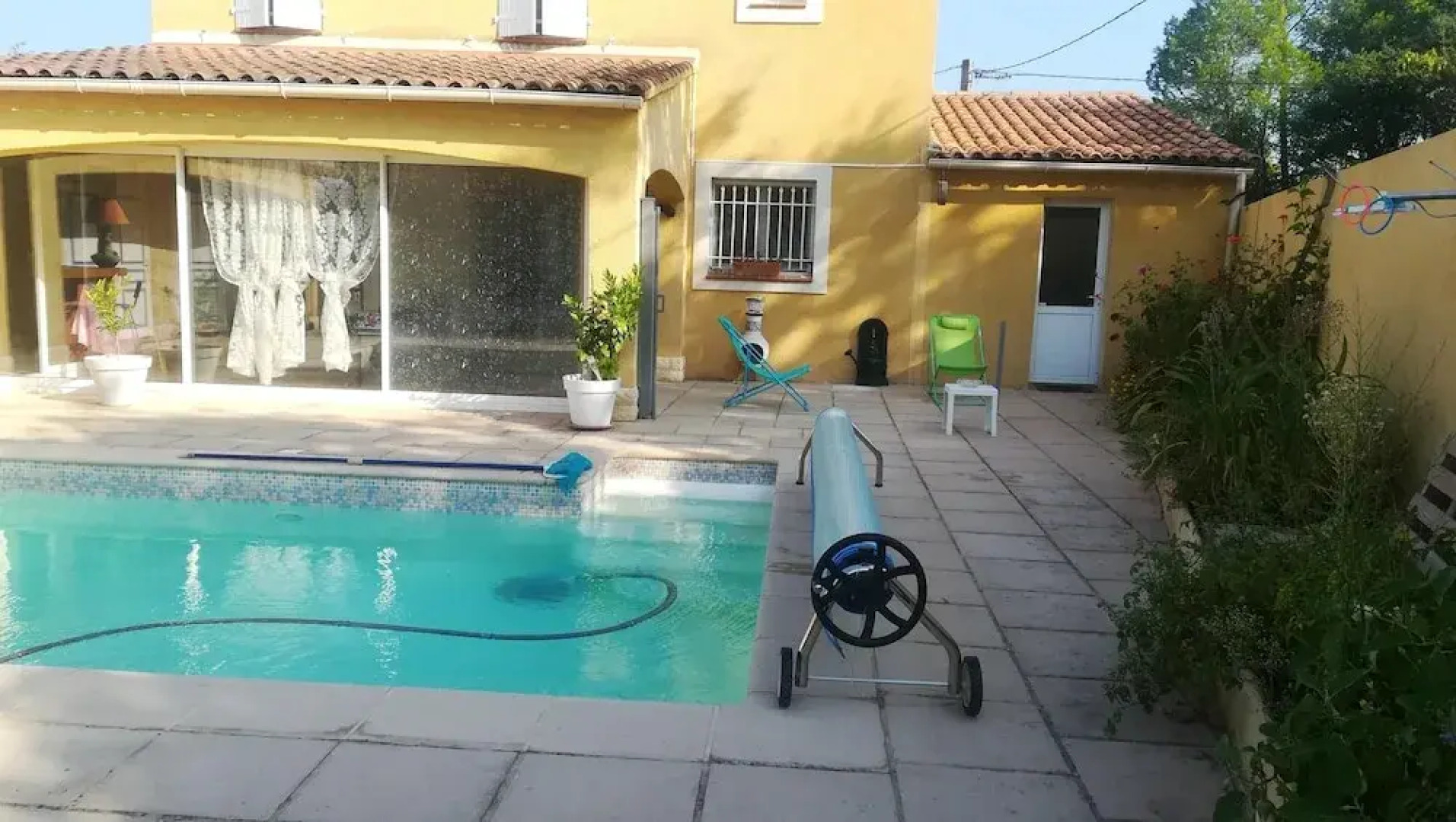 Apartment With one Bedroom in Vidauban, With Wonderful Mountain View, Private Pool, Enclosed Garden - 34 km From the Beach