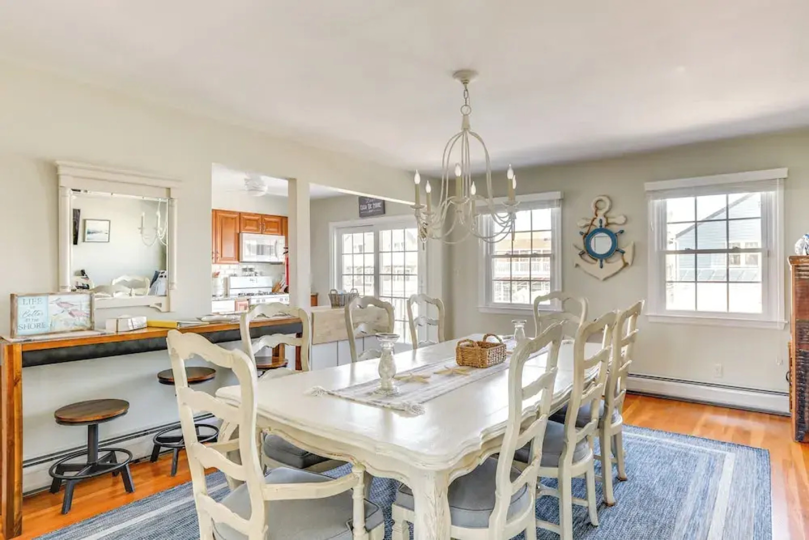 Walk to Beach: Waterfront Mantoloking Gem w/ Deck!