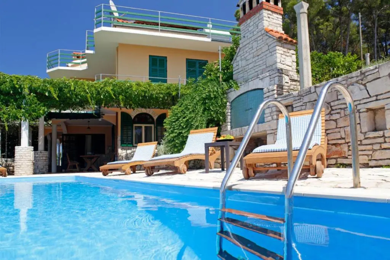 Unique seaside villa with pool