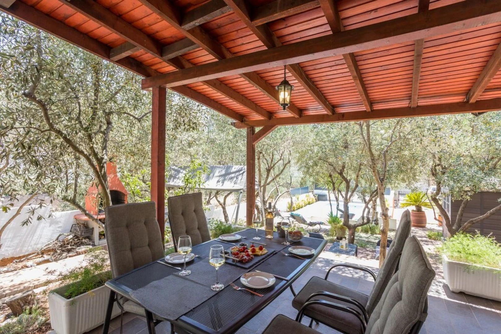 House With big Walled Garden and Swimming Pool