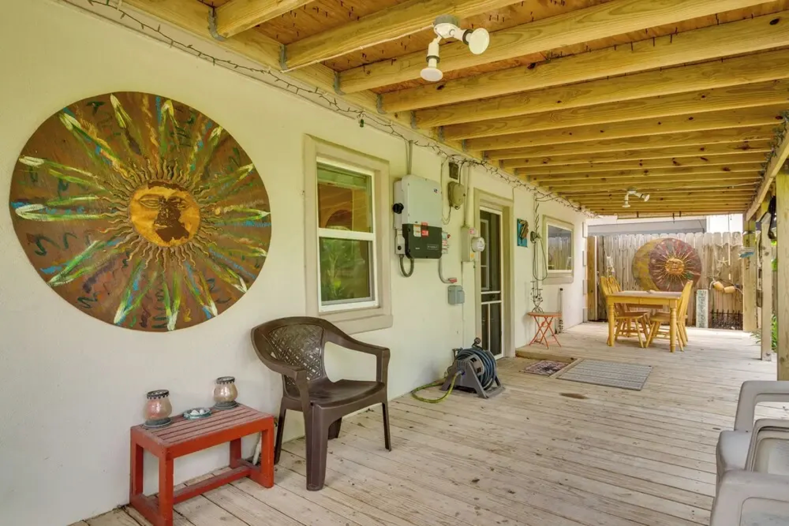 Deck, Fire Pit & Grill: Port Isabel Home!