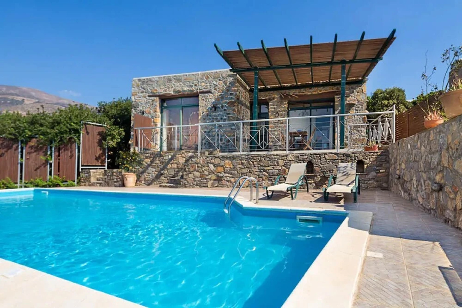 Villa Elafonisi Situated on the Edge of a Hill Just 200m Opposite the Beach