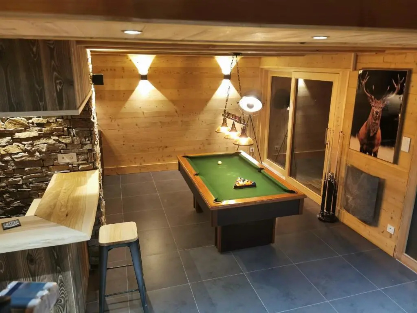 Nouveau Chalet M.META 12 pers sauna,jacuzzi,billard
