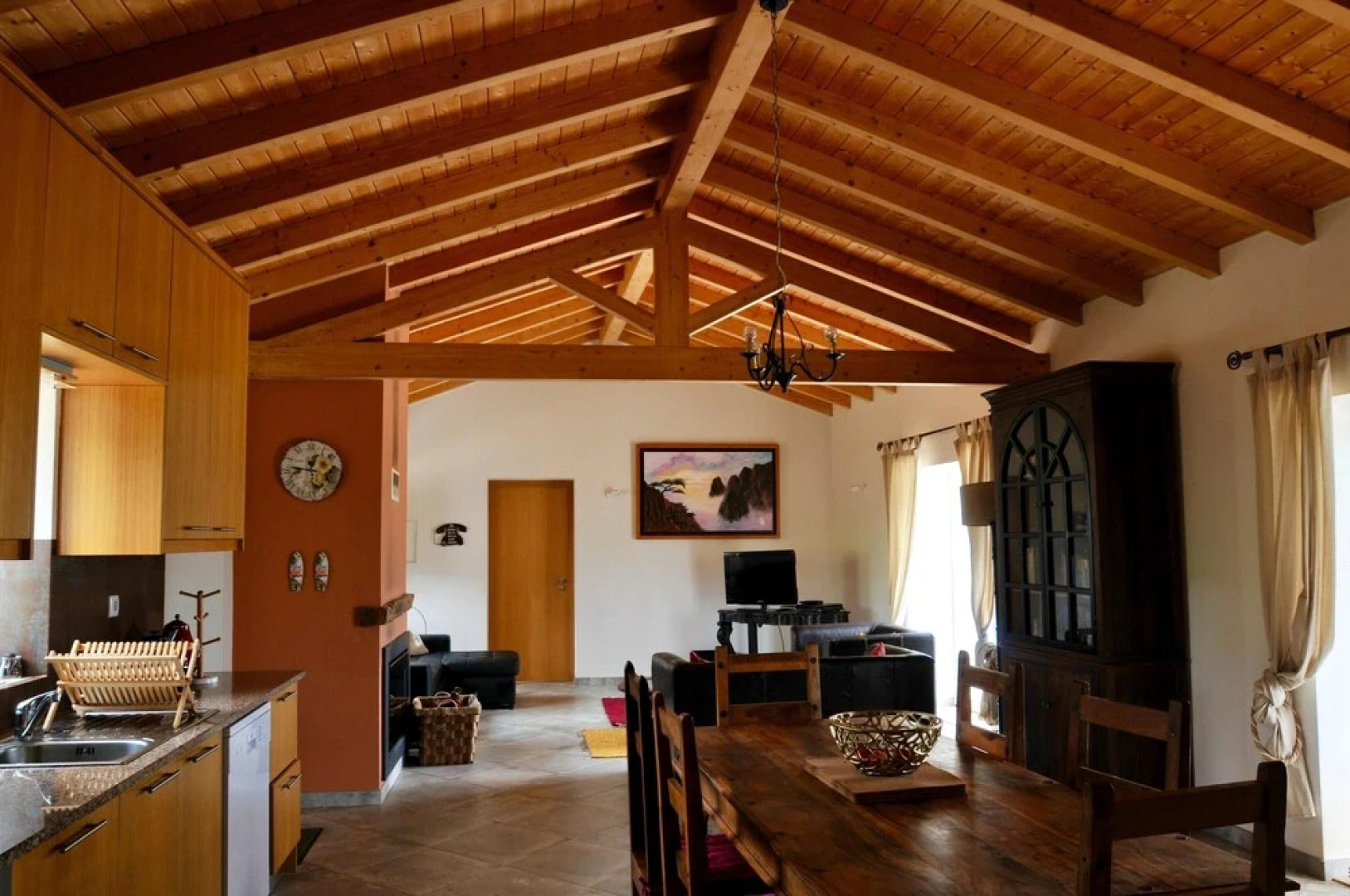 Villa with 2 Bedrooms in Zambujeiras, with Wonderful Mountain View, Private Pool, Furnished Garden - 20 Km From the Beach