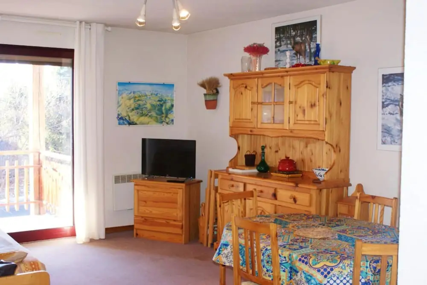 Apartment With 2 Bedrooms in Bolquère, With Wonderful Mountain View and Furnished Garden