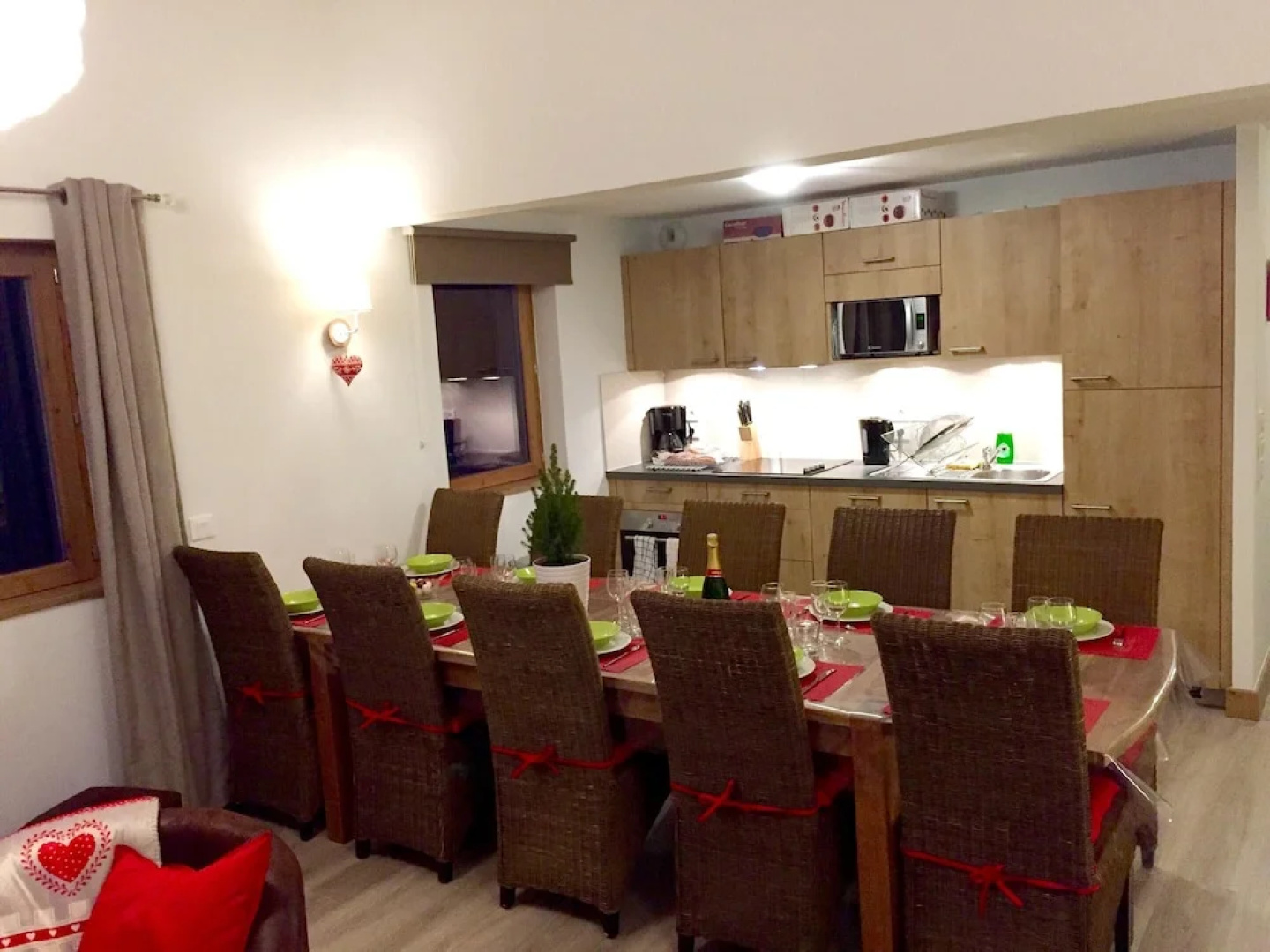 Apartment With 3 Bedrooms in La Lechere, With Wonderful Mountain View, Furnished Balcony and Wifi - 10 km From the Slopes