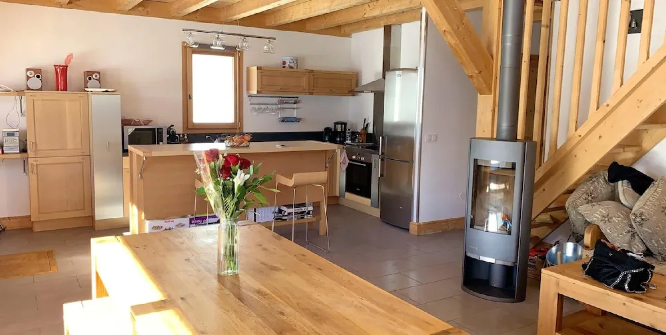 Chalet With 4 Bedrooms in Les Avanchers-valmorel, With Wonderful Mountain View and Furnished Garden - 7 km From the Slopes
