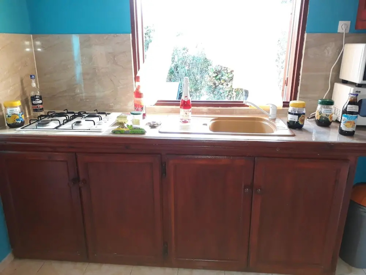 Studio in Baie Mahault, With Wonderful Mountain View, Enclosed Garden