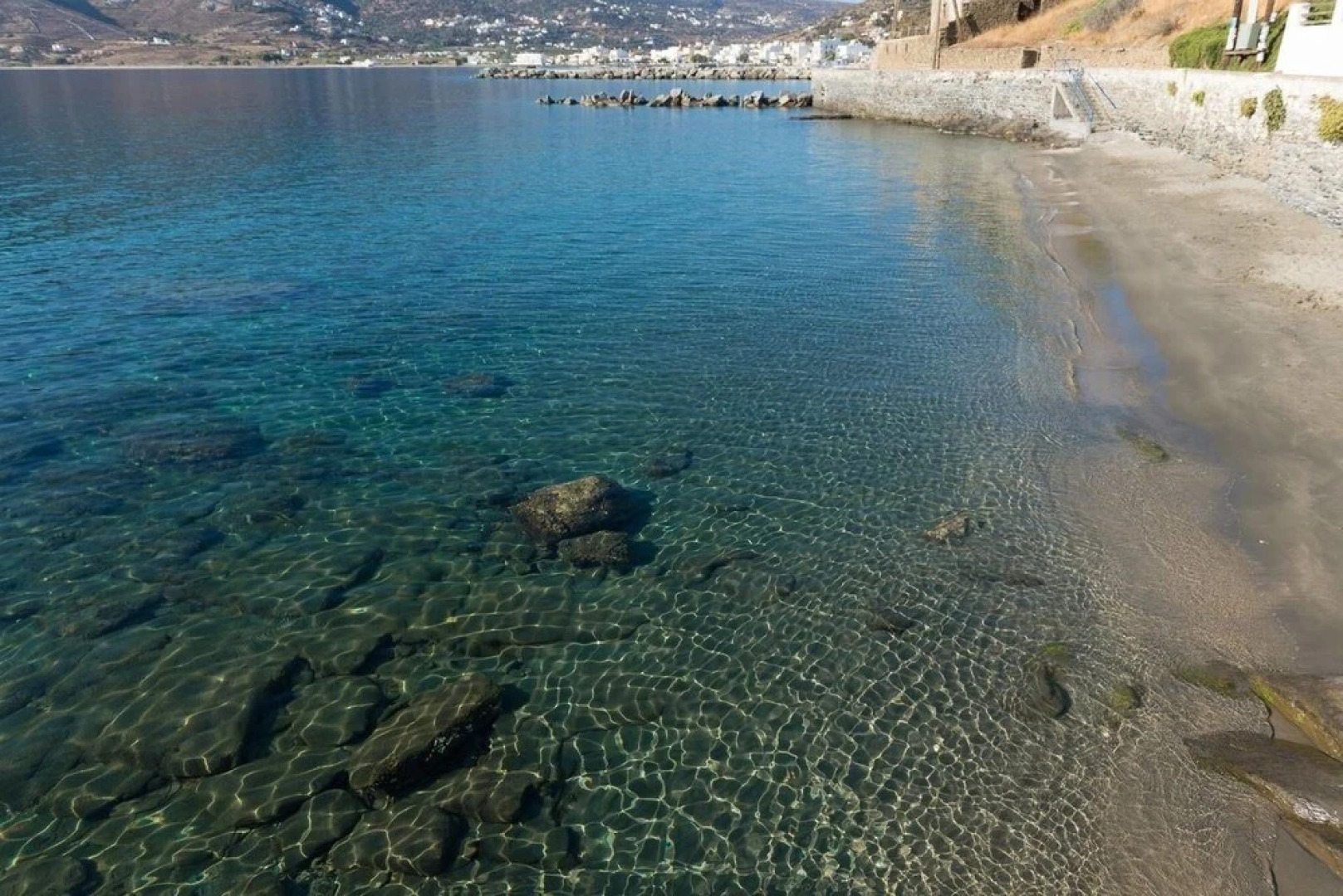 Bright Blue Studio near Stone Tower 1690 • Andros