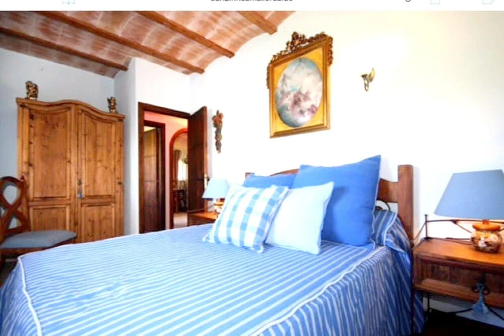 House With one Bedroom in Llubí, With Wonderful Mountain View, Shared Pool, Enclosed Garden Near the Beach