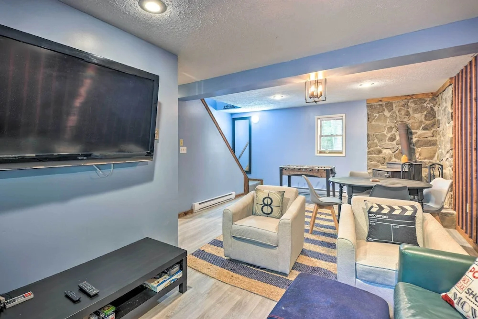 Wraparound Deck: Big Bass Lake Home in Gouldsboro