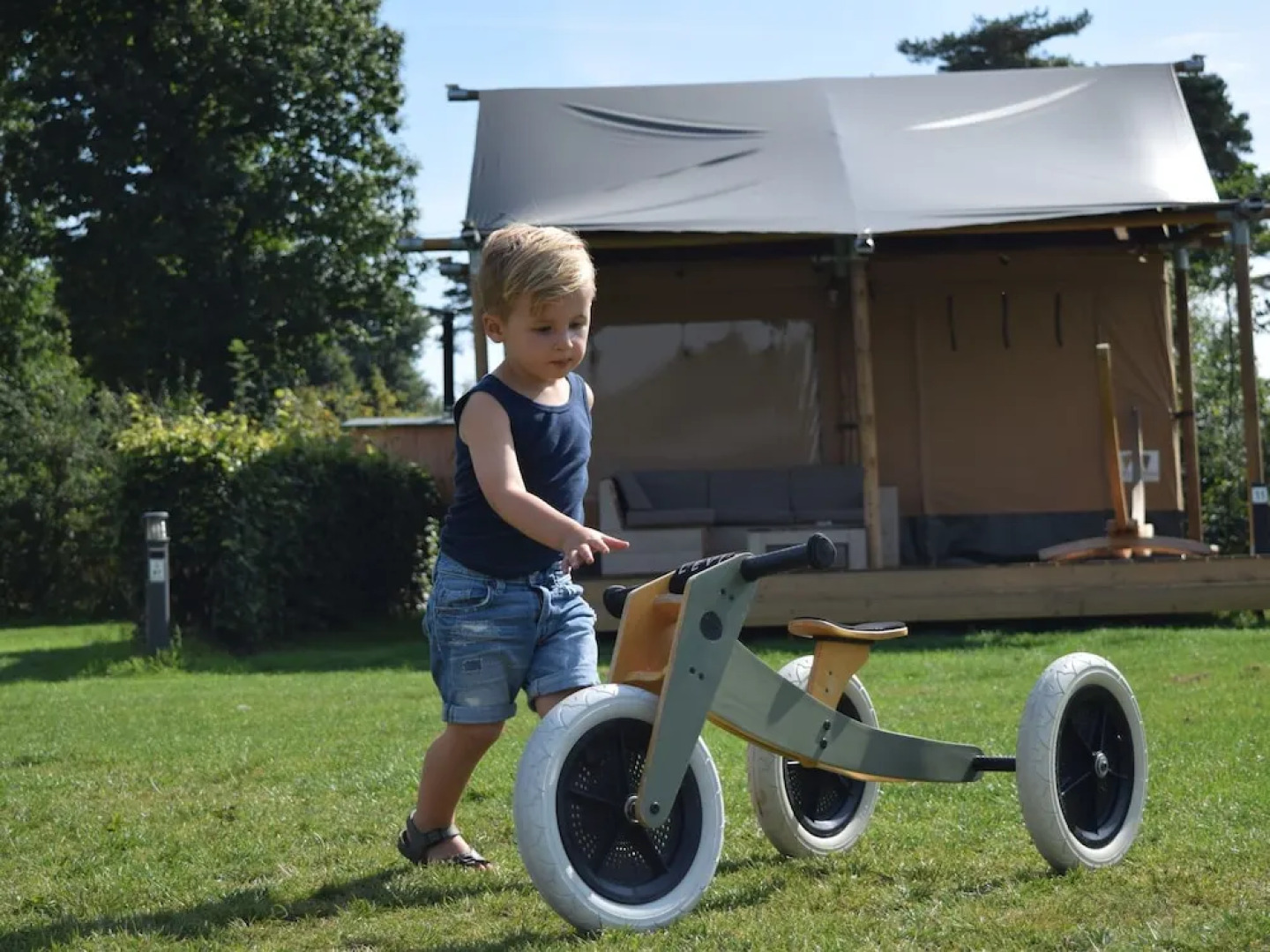 Well Furnished Tent Lodge with Terrace near Veluwe