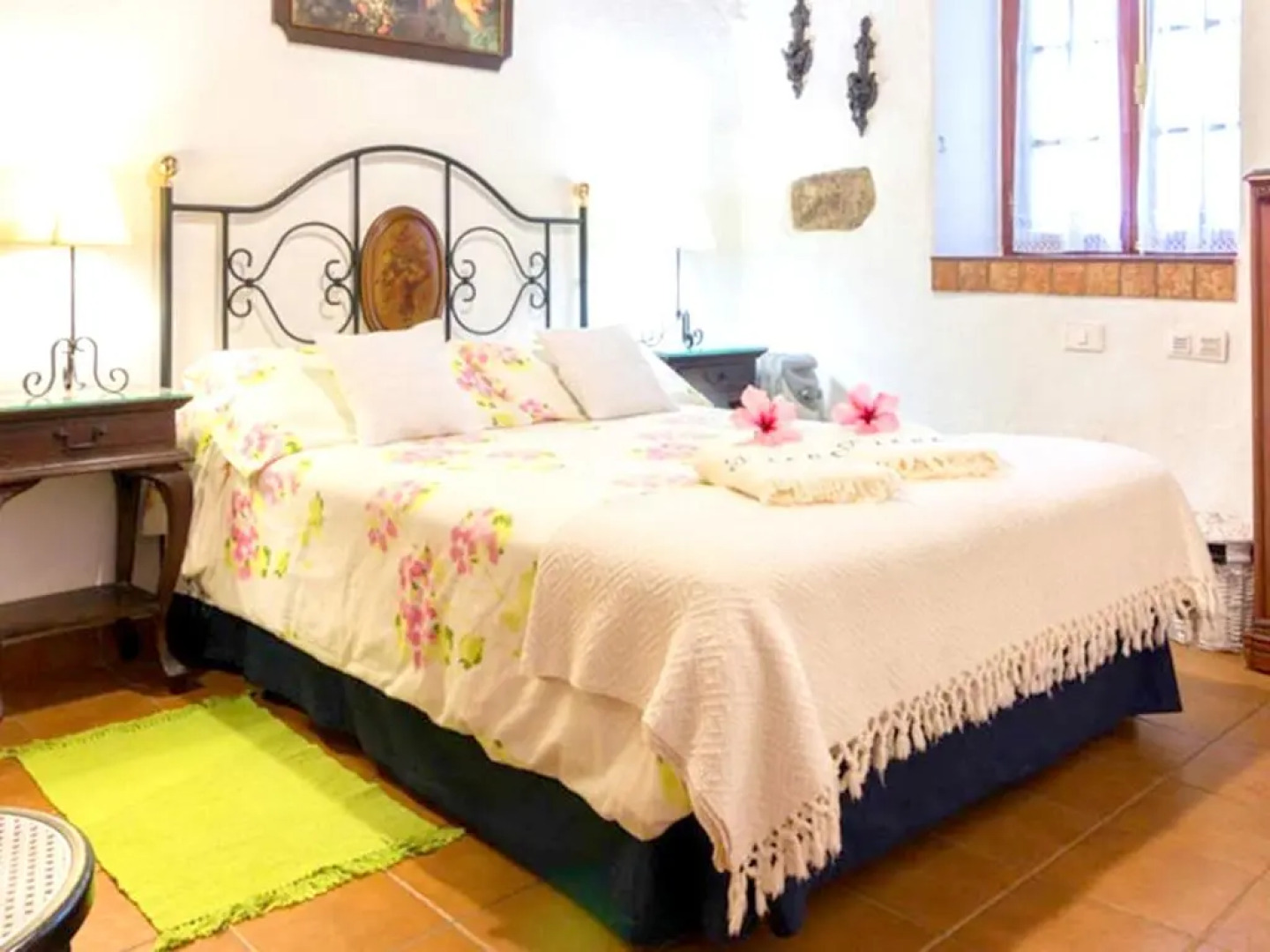 House with 2 bedrooms in San Cristobal de La Laguna with wonderful sea view shared pool enclosed garden 3 km from the beach