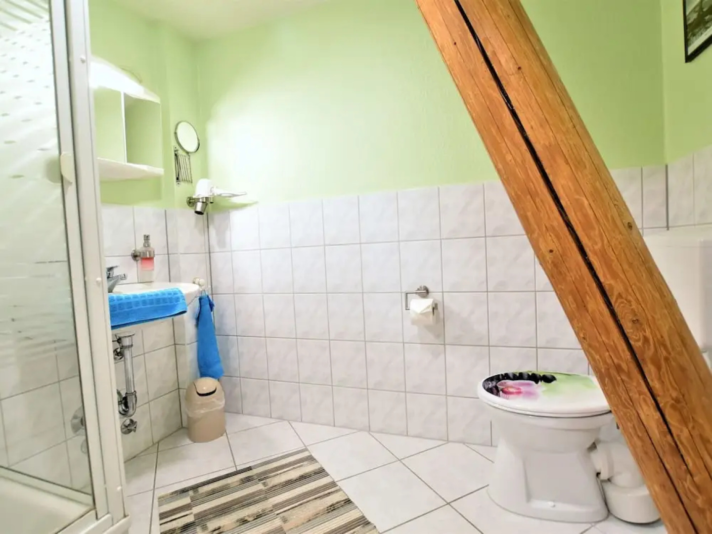 Ferienwohnung in Grundshagen mit Garten