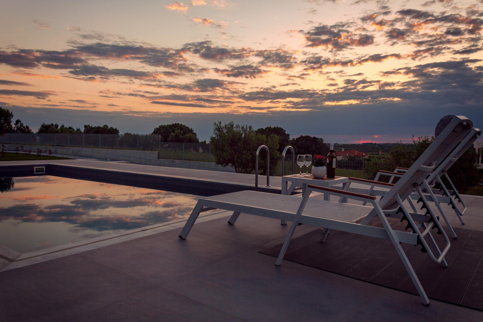 Merelia Luxury Villas - Sunset with Heated Pool