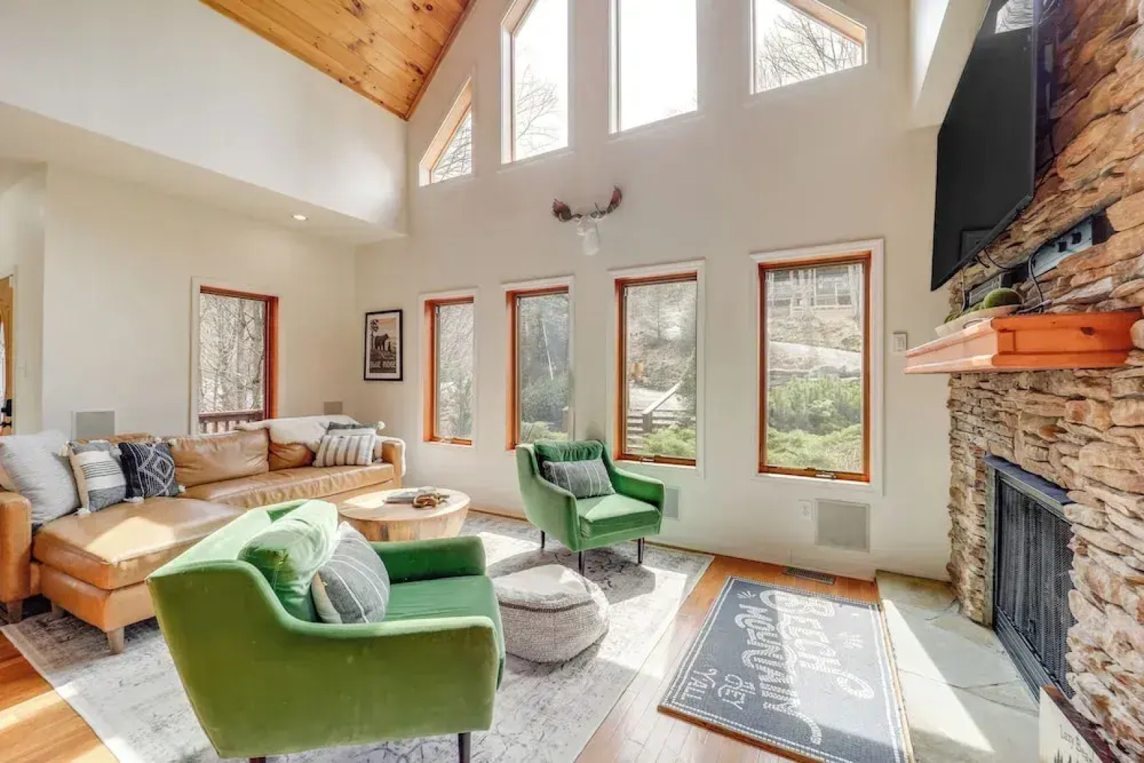 Deck + Scenic Views: Beech Mountain Cabin