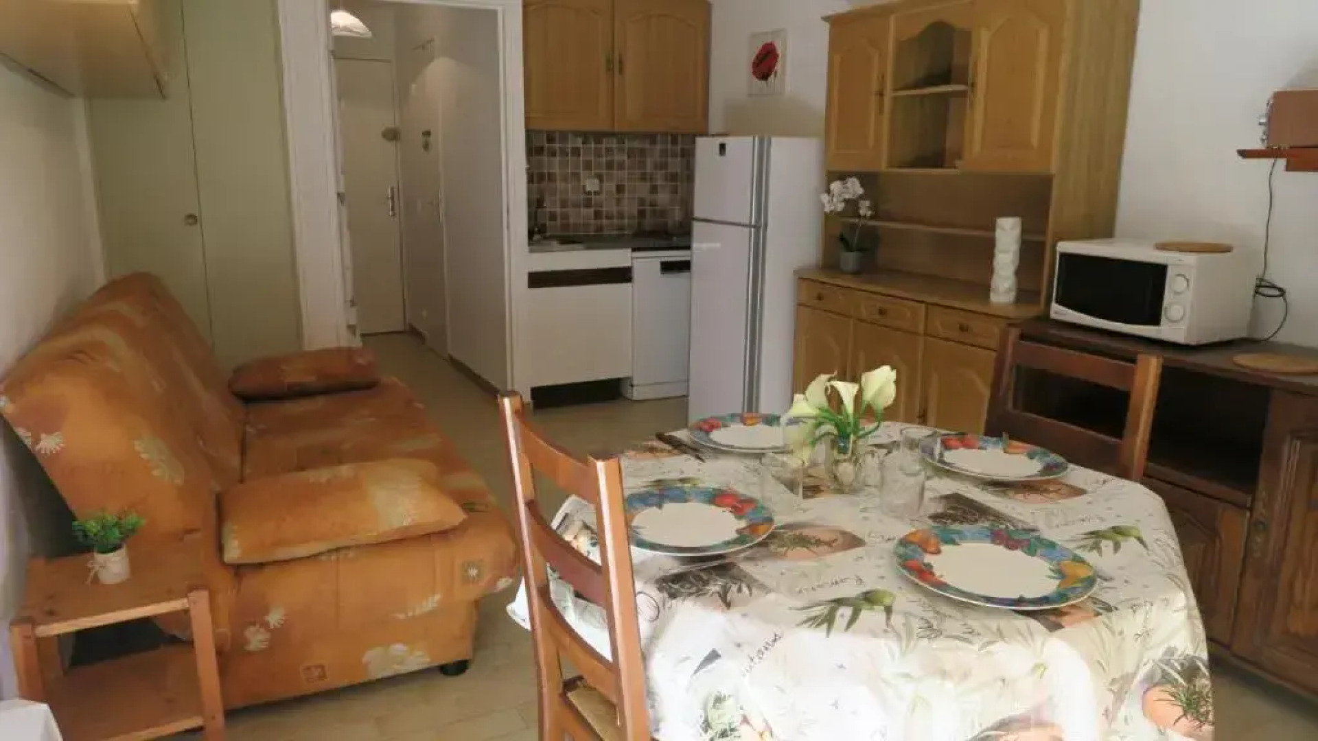 Studio 4 Couchages Avec Grande Terrasse En Rez-De-Jardin À Deux Pas Des Plages